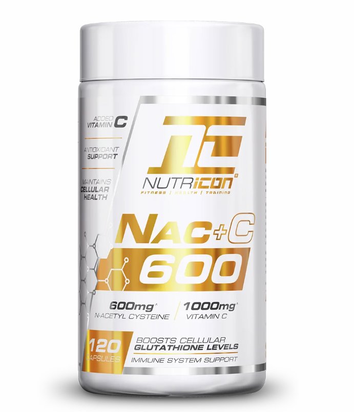 Nutricon NAC+C 600 120 Capsules