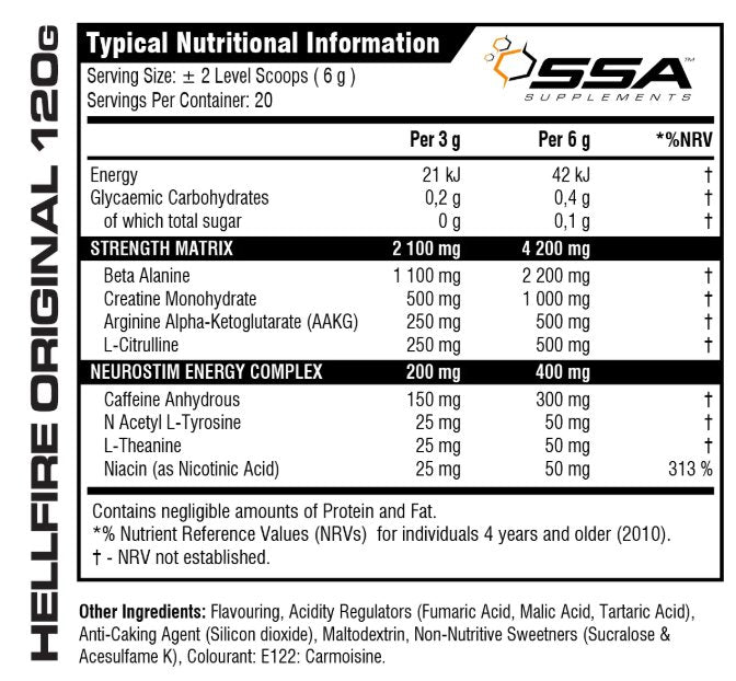 SSA - Hellfire 120 gram