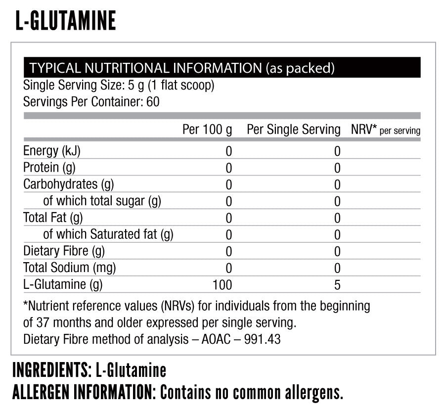 Nutritech L-Glutamine 300 gram