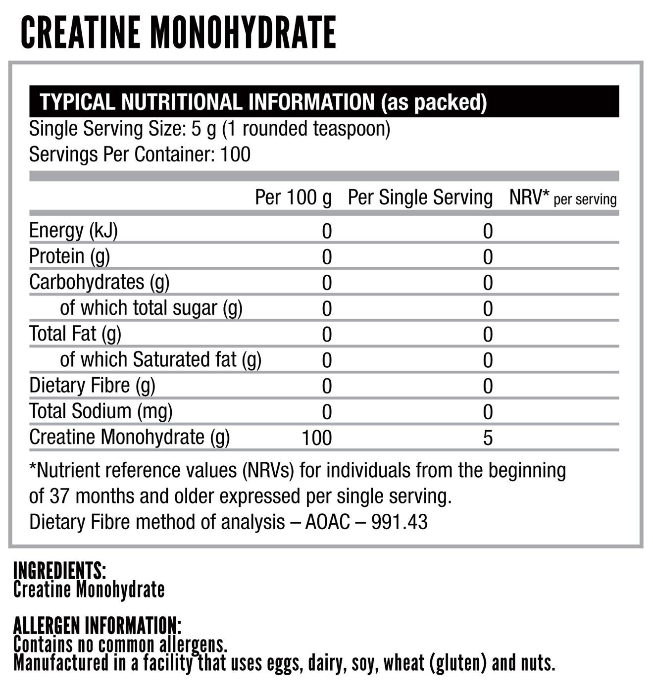 Nutritech Creatine Mono 300 gram