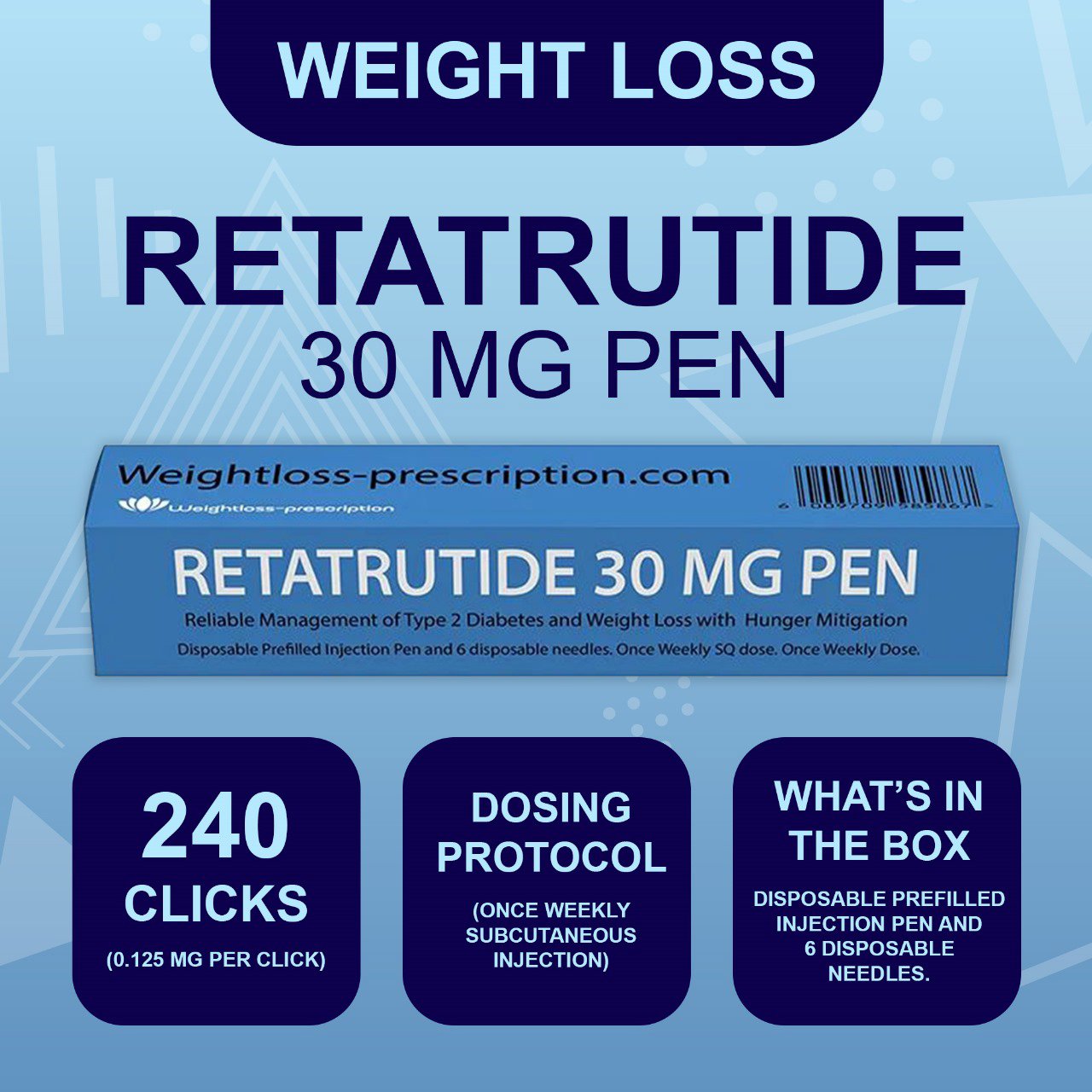 Retatrutide 30mg - 2.6ml Pen