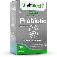 VitaTech Probiotic 9 30 Capsules